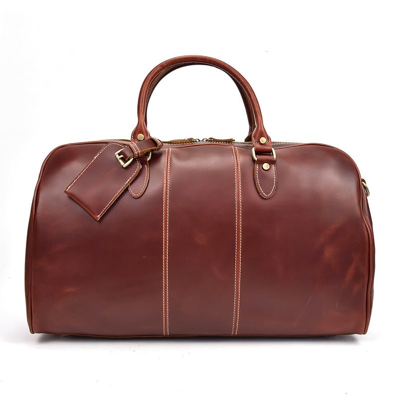 Mens/ Womens Travel Weekender Leather Duffel Bag