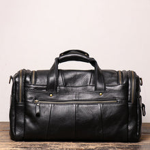 Load image into Gallery viewer, Men Leather Travel Duffel Bag
