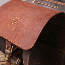 Load image into Gallery viewer, Classic Full Grain Leather School Backpack
