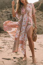 Load image into Gallery viewer, Boho Print High Split Maxi Dress

