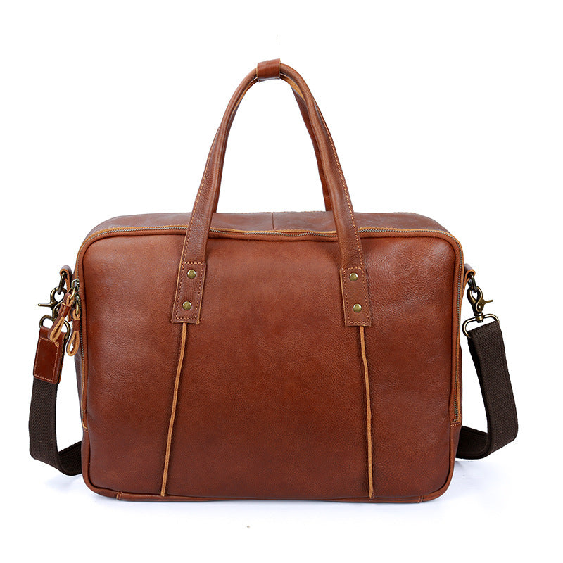 Vintage Leather Portable Briefcase