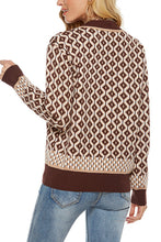 Load image into Gallery viewer, Argyle Button Cardigan

