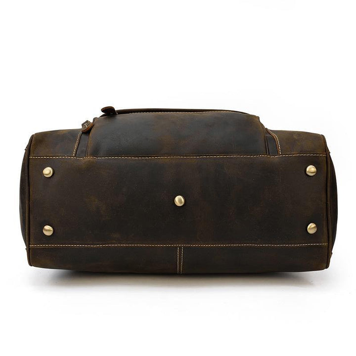 Leather Duffel Bag Large Travel Bag Groomsmen Gift
