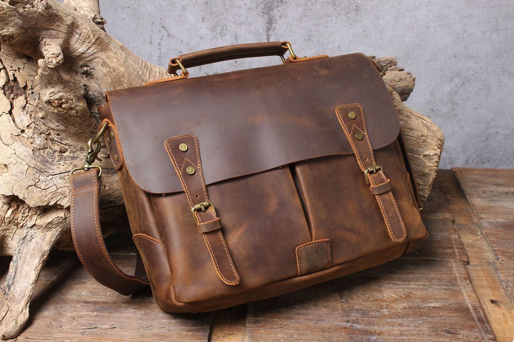 Brown Vinatge Shoulder Bag