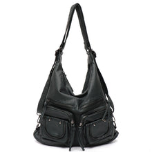 Load image into Gallery viewer, Large Soft Casual Women Bags School Backpack PU Leather Bag
