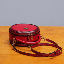 Load image into Gallery viewer, Bee Leather Circle Bag Crossbody Bags Shoulder Bag Purses for Women

