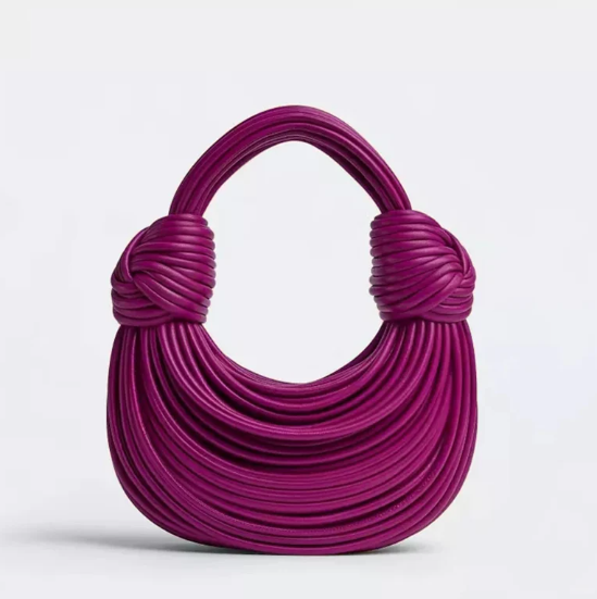 Genuine Leather Double Knot Bag