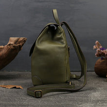 Load image into Gallery viewer, Small Womens Genuine Leather Backpack
