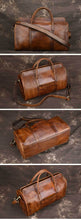 Load image into Gallery viewer, Leather Duffel Bag Christmas Gift
