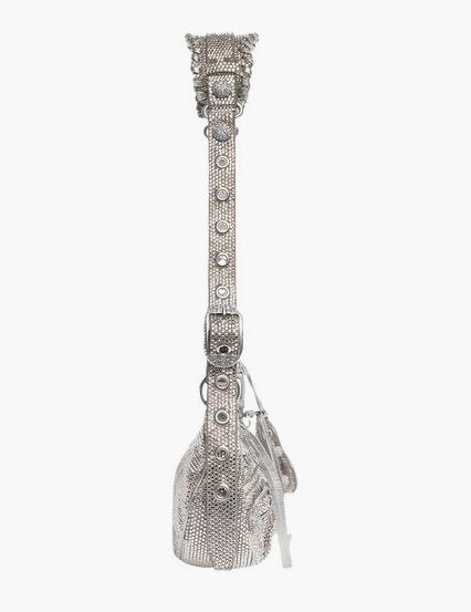 Shoulder Bag With Rhinestones