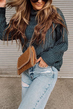 Load image into Gallery viewer, Simple High Collar Sweater
