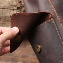 Load image into Gallery viewer, Classic Full Grain Leather School Backpack
