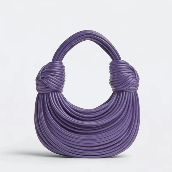 Genuine Leather Double Knot Bag