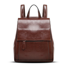 Load image into Gallery viewer, Coffee Handmade Leather Backpack
