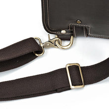 Load image into Gallery viewer, Retro Leather School Backpack
