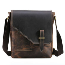 Load image into Gallery viewer, Brown Small Leather Satchel
