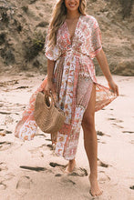 Load image into Gallery viewer, Boho Print High Split Maxi Dress
