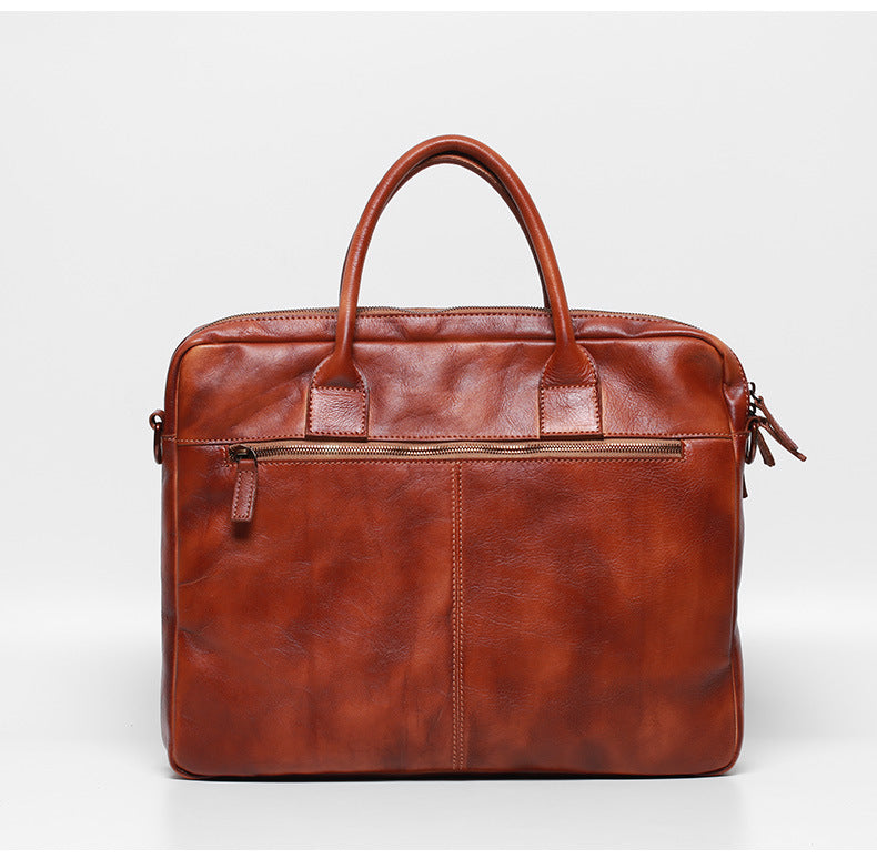 Retro Leather Business Briefcase