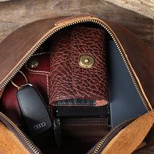 Load image into Gallery viewer, Classic Leather Vintage Cross Body Sling Bag for Men
