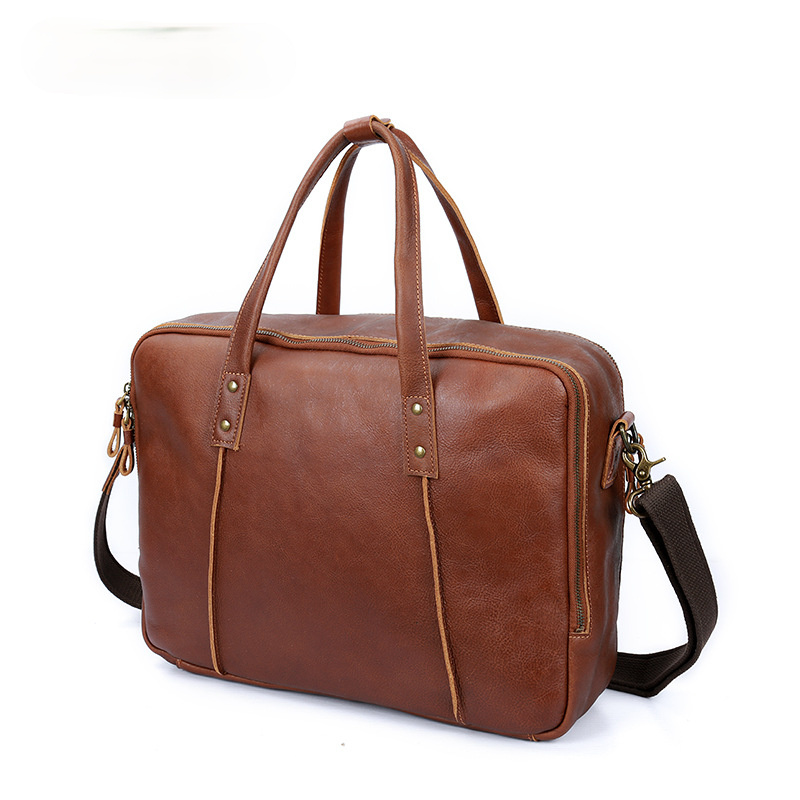 Vintage Leather Portable Briefcase