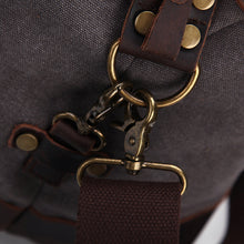Load image into Gallery viewer, Vintage Canvas Leather Travel Duffel Bag
