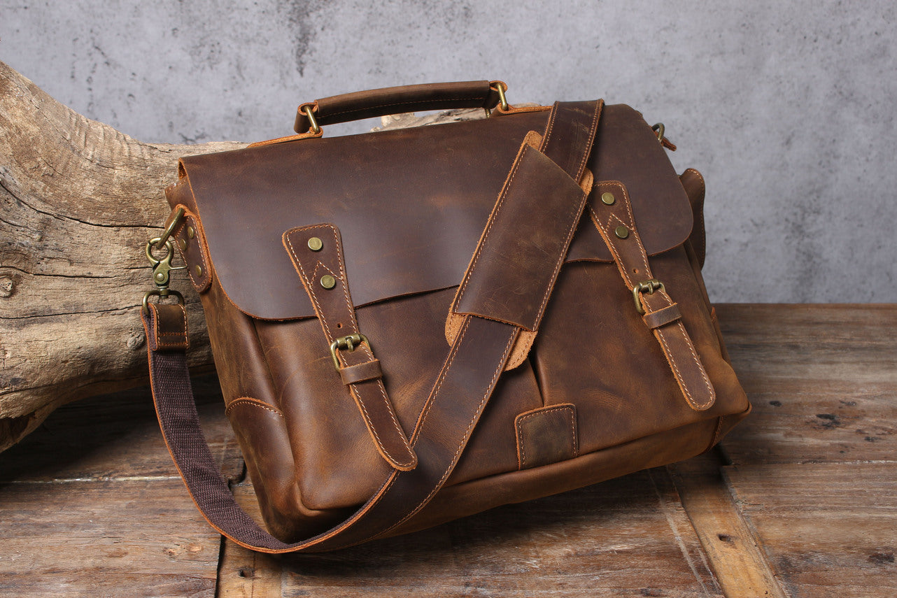 Brown Vinatge Shoulder Bag