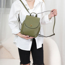 Load image into Gallery viewer, Small Womens Genuine Leather Backpack
