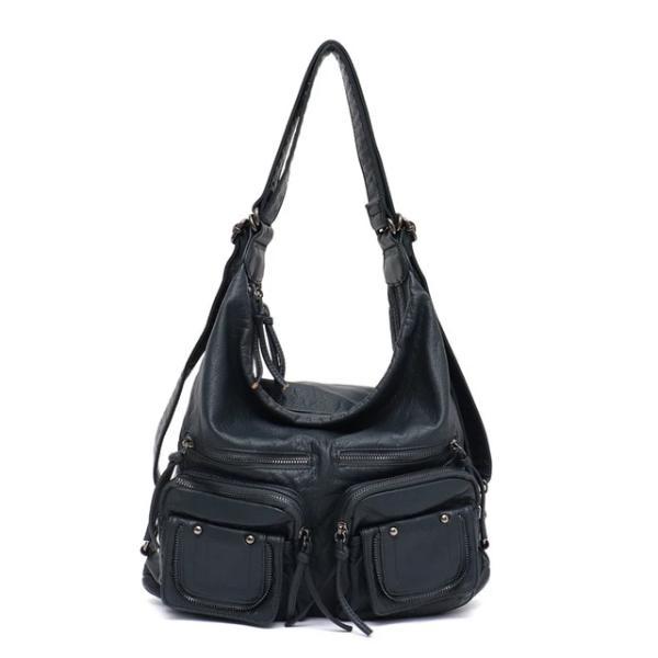 Large Soft Casual Women Bags School Backpack PU Leather Bag
