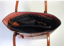 Load image into Gallery viewer, Simple Leather Tote Bag Shoulder Bag for Women
