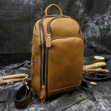 Load image into Gallery viewer, Leather Sling Crossbody Shoulder Bag
