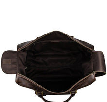 Load image into Gallery viewer, Coffee Leather Trolley Bag Carry on
