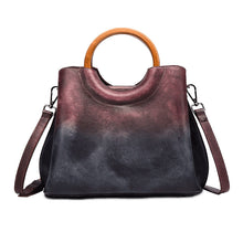 Load image into Gallery viewer, Unique Dyed Leather Women Handbag Purse for Women

