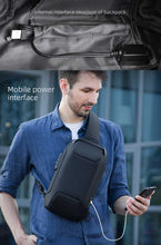 Load image into Gallery viewer, Black Men Shoulder Crossbody  Sling Bag
