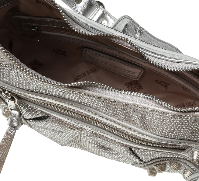 Shoulder Bag With Rhinestones