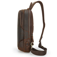 Load image into Gallery viewer, Travel Business Sling Chest Bag USB Bag for Men
