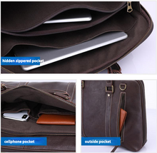 Load image into Gallery viewer, Retro Leather Business Briefcase
