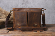Load image into Gallery viewer, Brown Vinatge Shoulder Bag

