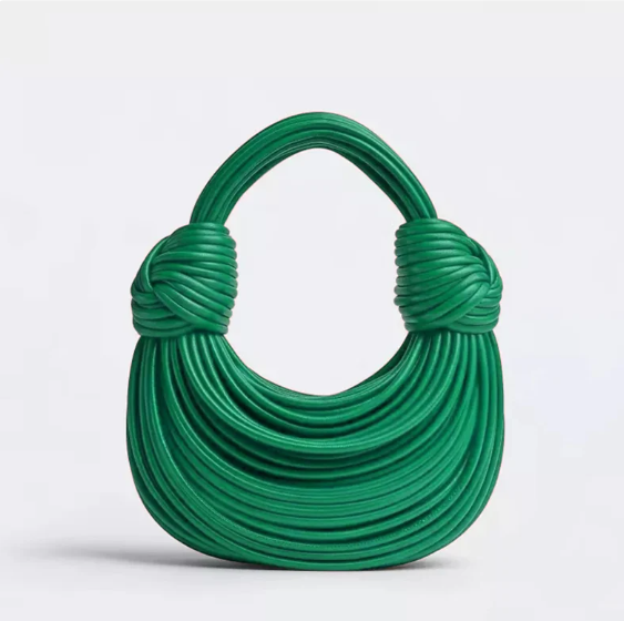 Genuine Leather Double Knot Bag