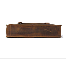 Load image into Gallery viewer, Vintage Leather Business Briefcase Laptop
