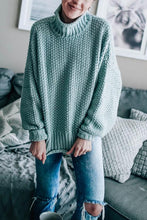 Load image into Gallery viewer, Simple High Collar Sweater
