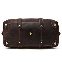 Load image into Gallery viewer, Crazy Horse Travel Weekender Leather Duffel Bag
