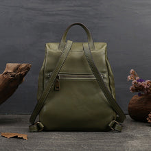 Load image into Gallery viewer, Small Womens Genuine Leather Backpack
