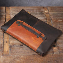 Load image into Gallery viewer, Simple Leather Laptop Handbag
