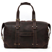 Load image into Gallery viewer, Crazy Horse Travel Weekender Leather Duffel Bag
