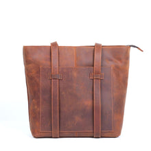 Load image into Gallery viewer, Brown Leather Tote Bag
