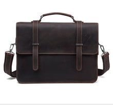 Load image into Gallery viewer, Vintage Leather Business Briefcase Laptop
