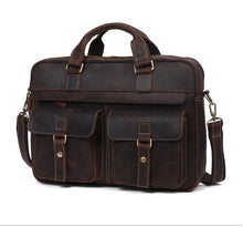 Load image into Gallery viewer, Classic Men Vintage Leather Business Briefcase
