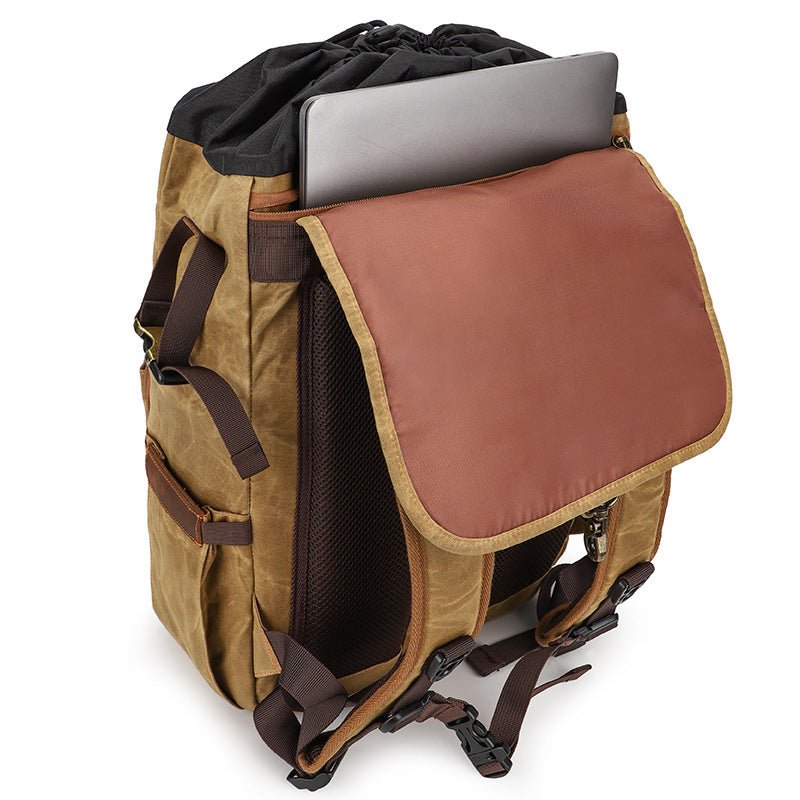 Waterproof Canvas Camera Backpack Photography Bag