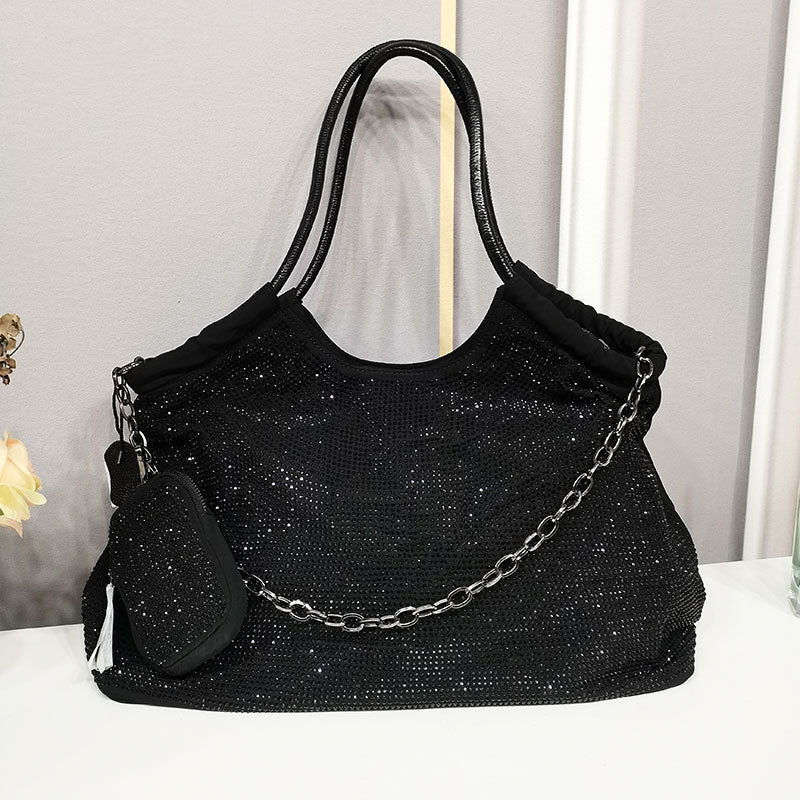 Bling Sparkling Crystals Rhinestone Evening Bag Tote