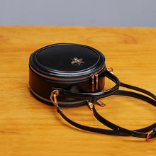 Load image into Gallery viewer, Bee Leather Circle Bag Crossbody Bags Shoulder Bag Purses for Women
